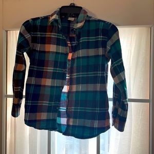 Flannel button down shirt